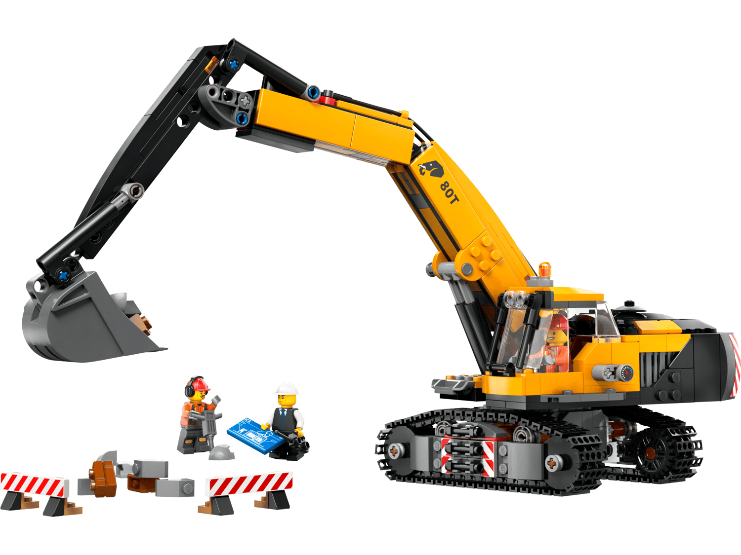 LEGO minifigures under construction